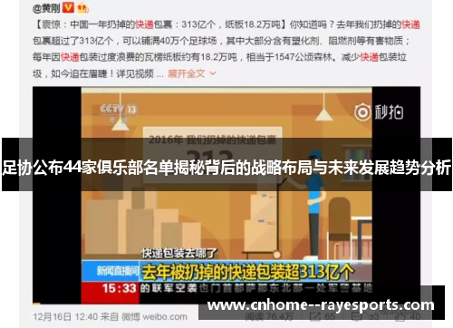 足协公布44家俱乐部名单揭秘背后的战略布局与未来发展趋势分析 足协公布44家俱乐部名单揭秘背后的战略布局与未来发展趋势分析